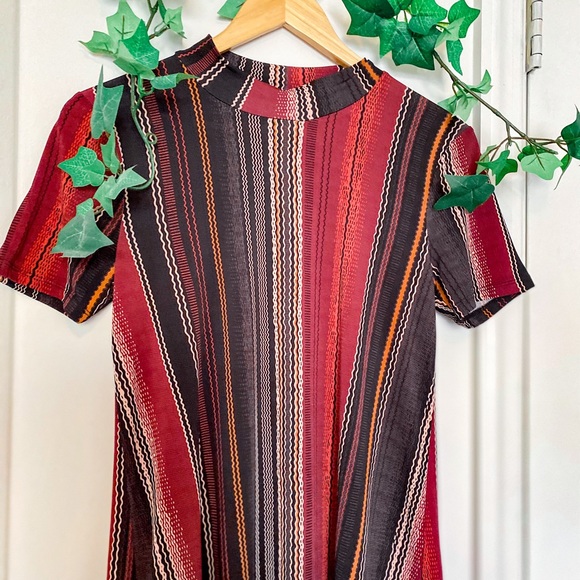 Boho Striped Dress short - Picture 2 of 4